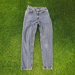 Vintage LEVIS 512 Slim Tapered Jeans Womens 2 26x31 USA Y2K